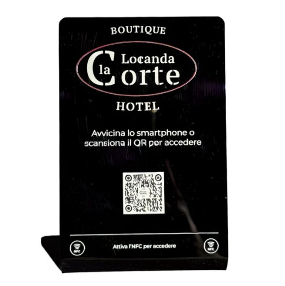 Espositore NFC Menu in PVC Personalizzato (10 pezzi)