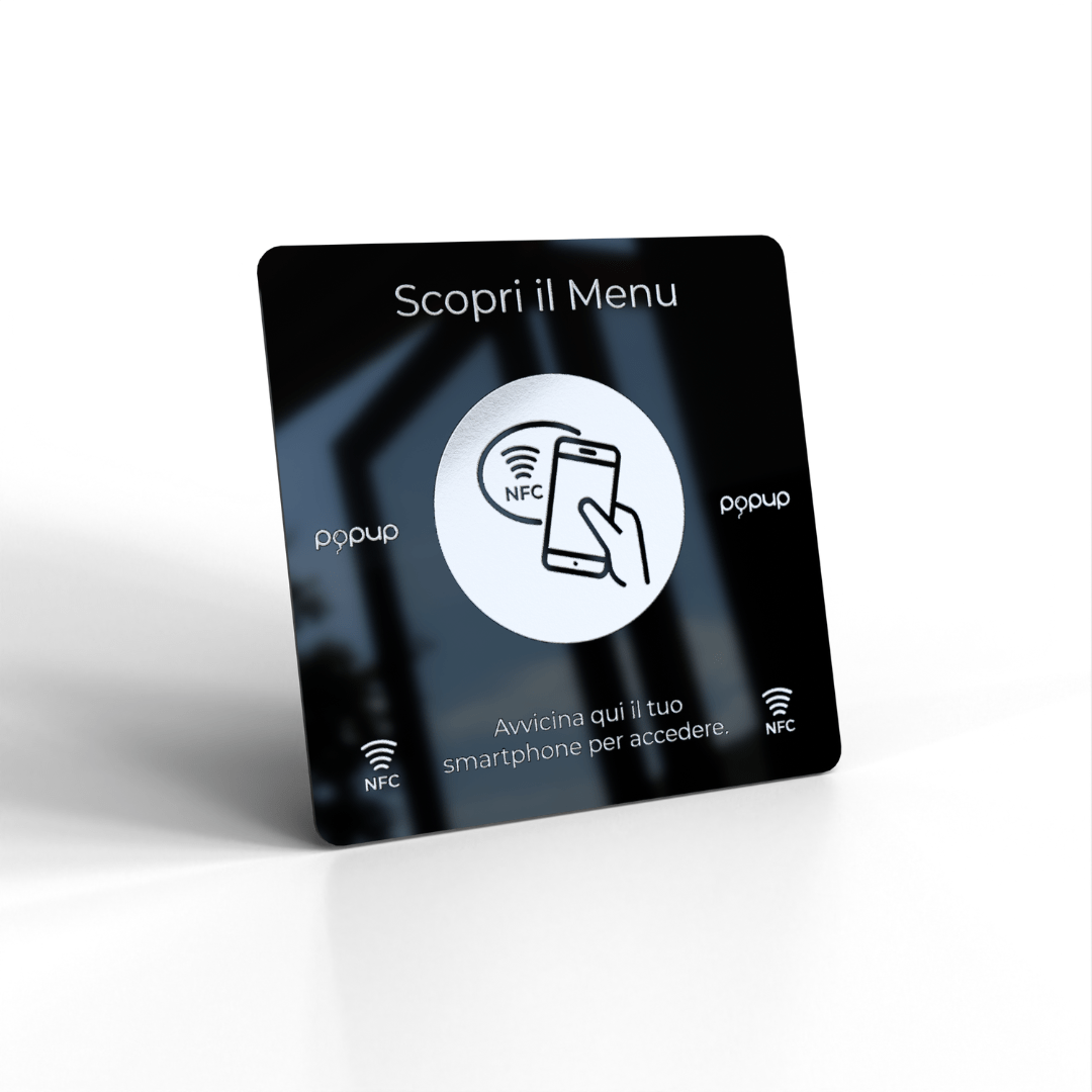 NFC Square PVC Menu
