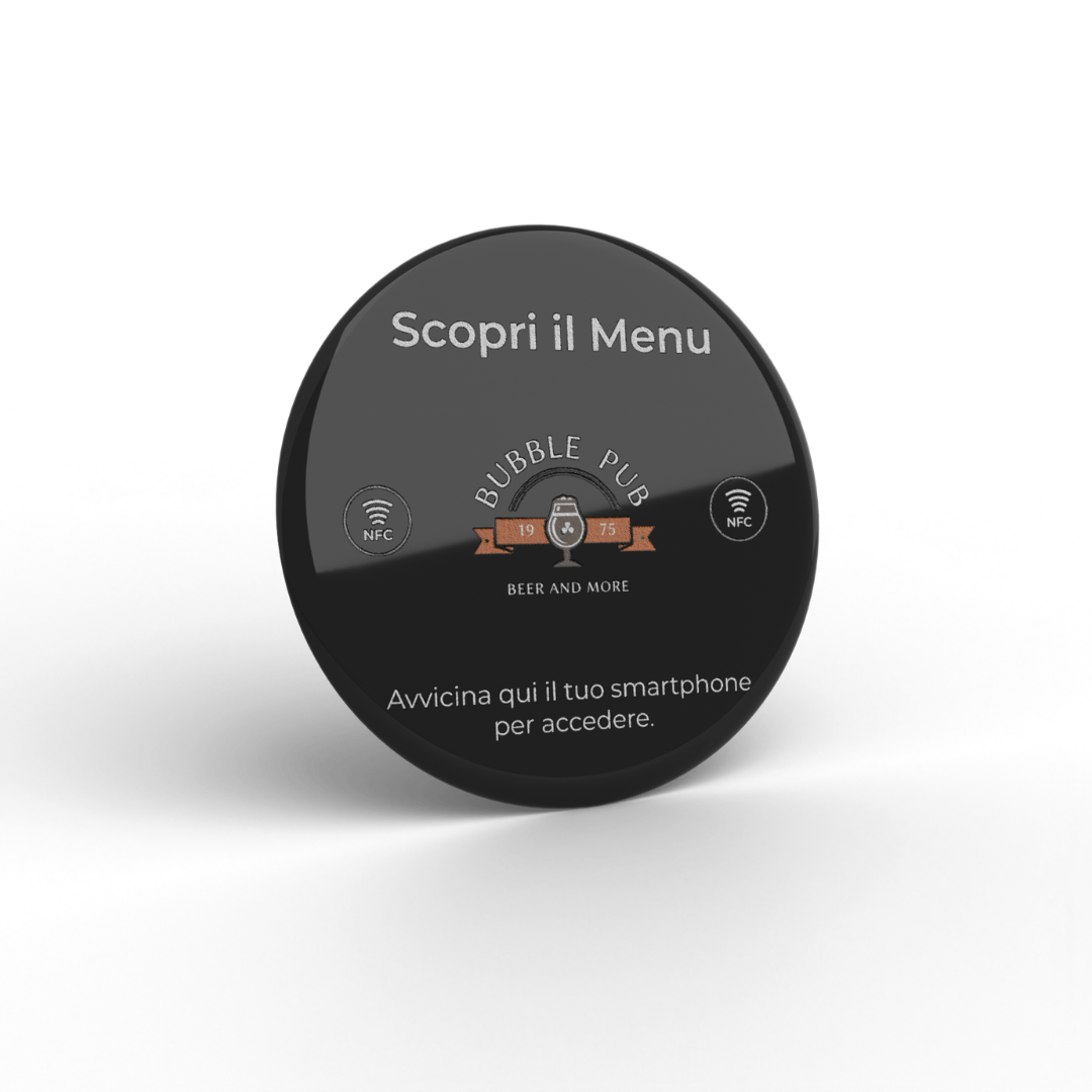 NFC Tag Custom Round Menu