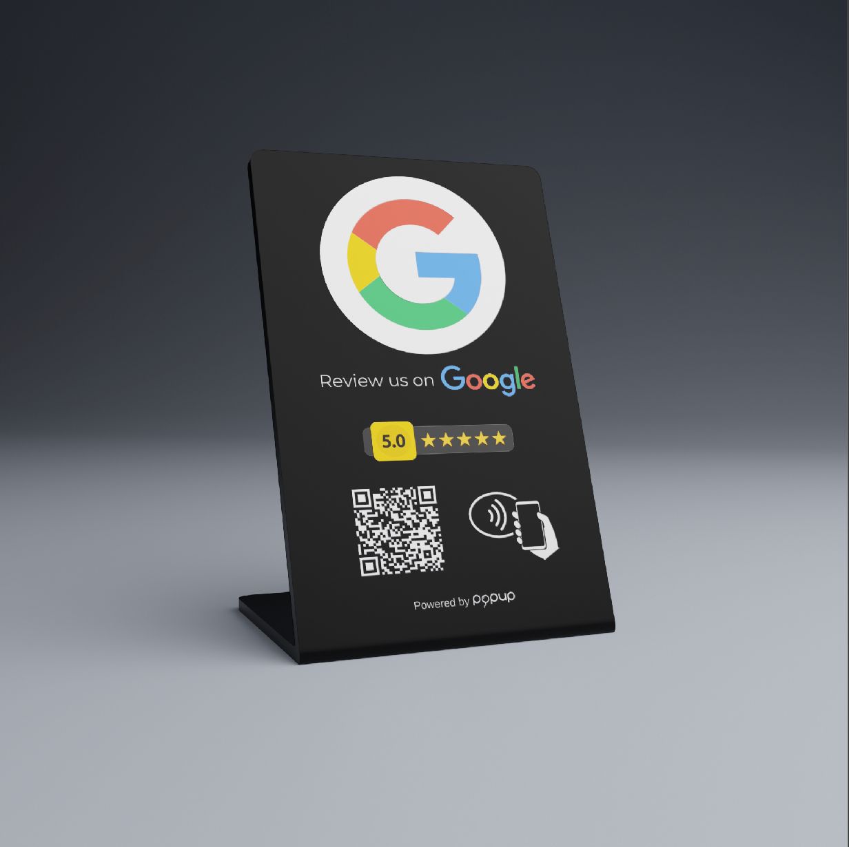 Espositore Stand NFC Google per aumentare recensioni