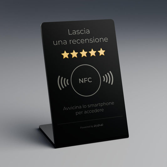 Espositore NFC per recensioni nero