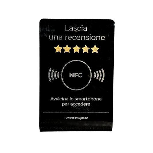 Espositore NFC per recensioni
