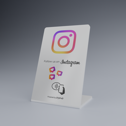 NFC Instagram Stand Display to Increase Followers